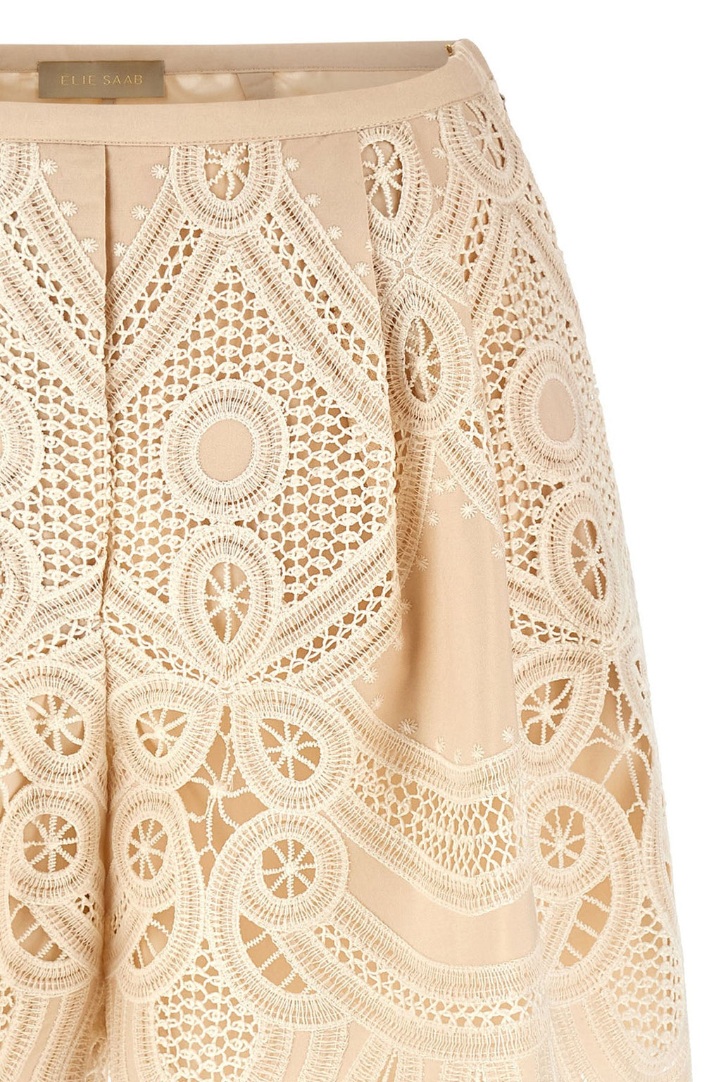 Macramé Embroidered Shorts