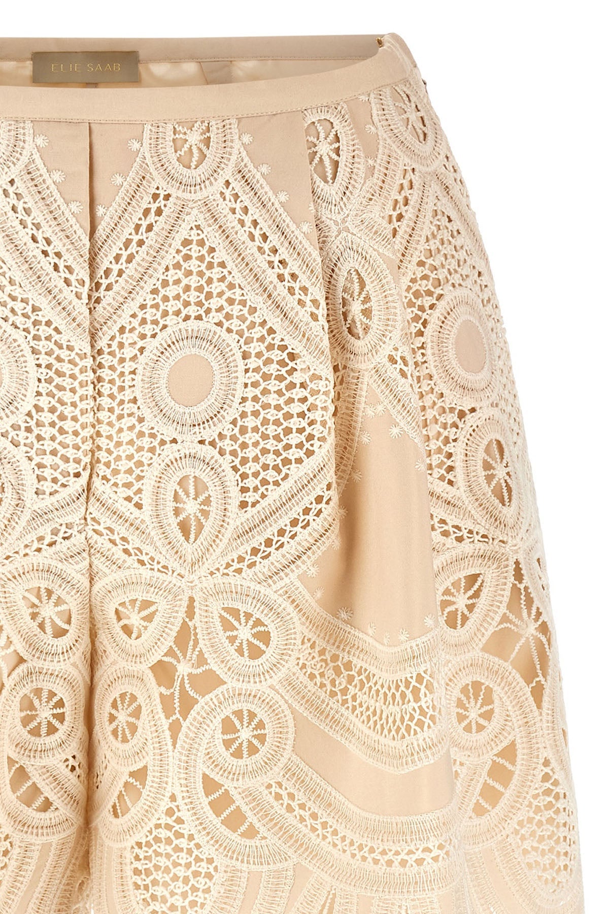 Macramé Embroidered Shorts