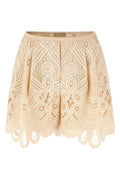 Macramé Embroidered Shorts