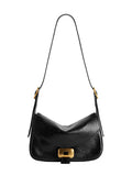 Balenciaga Women Black Clicca Shoulder Bag Medium Shoulder Bag