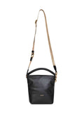 Burberry Women Black Mini B Clip Bucket Bag