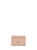 Gucci Women Pinkish Beige Gg Marmont Card Holder