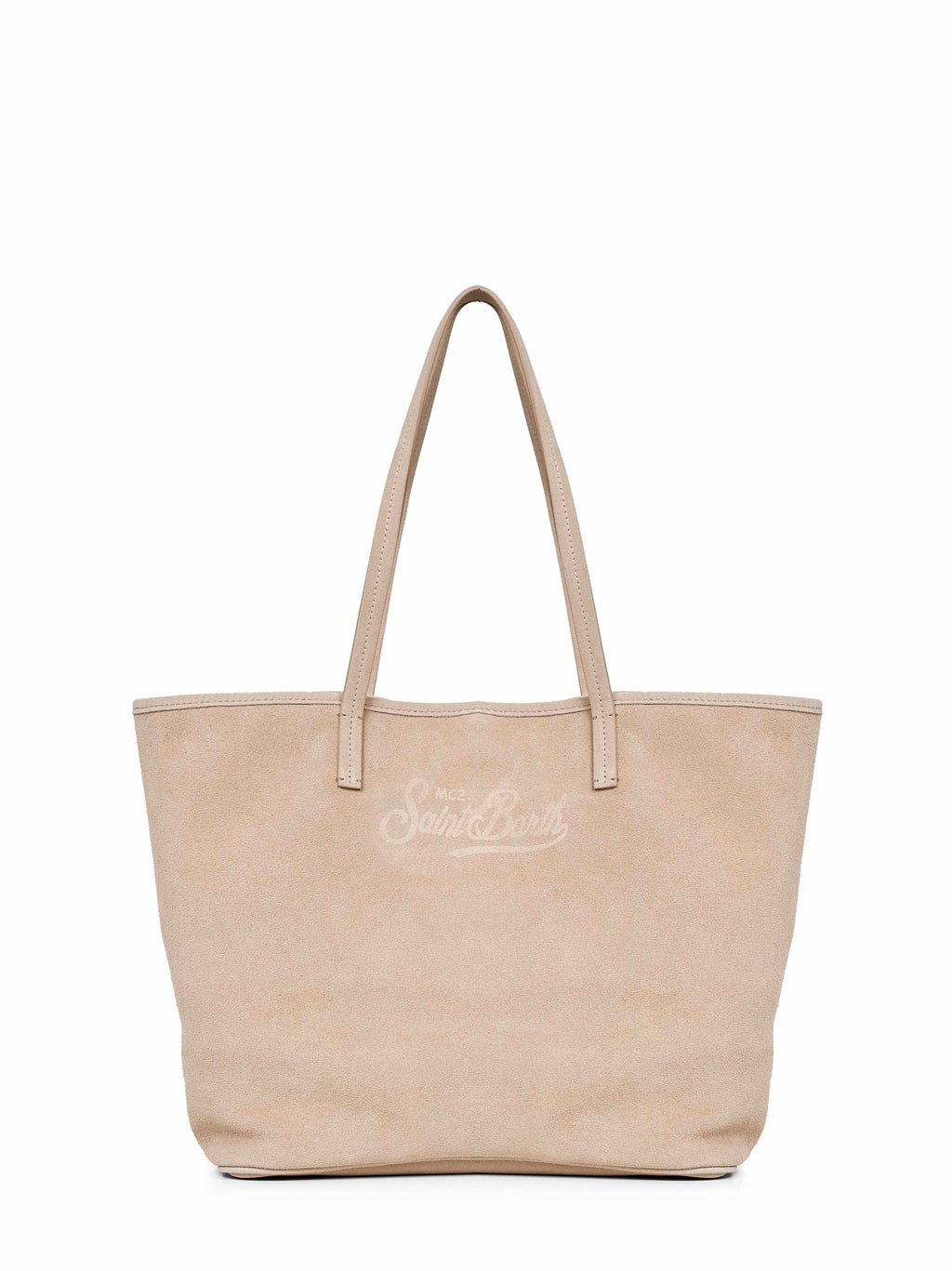 Mc2 Saint Barth Women Beige City Regular Shoulder Bag