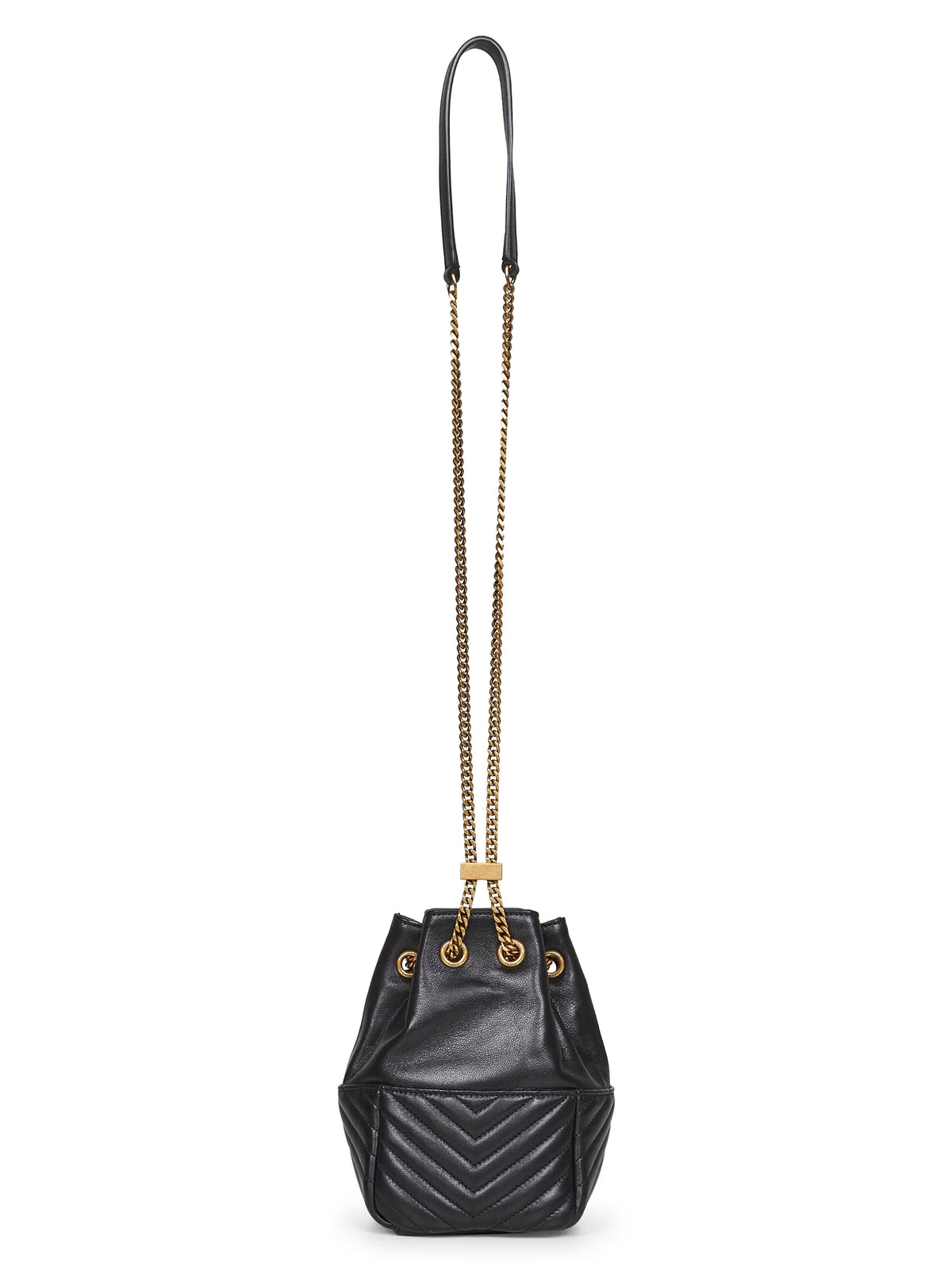 Saint Laurent Women Mini Joe Bucket Bag Saint Laurent