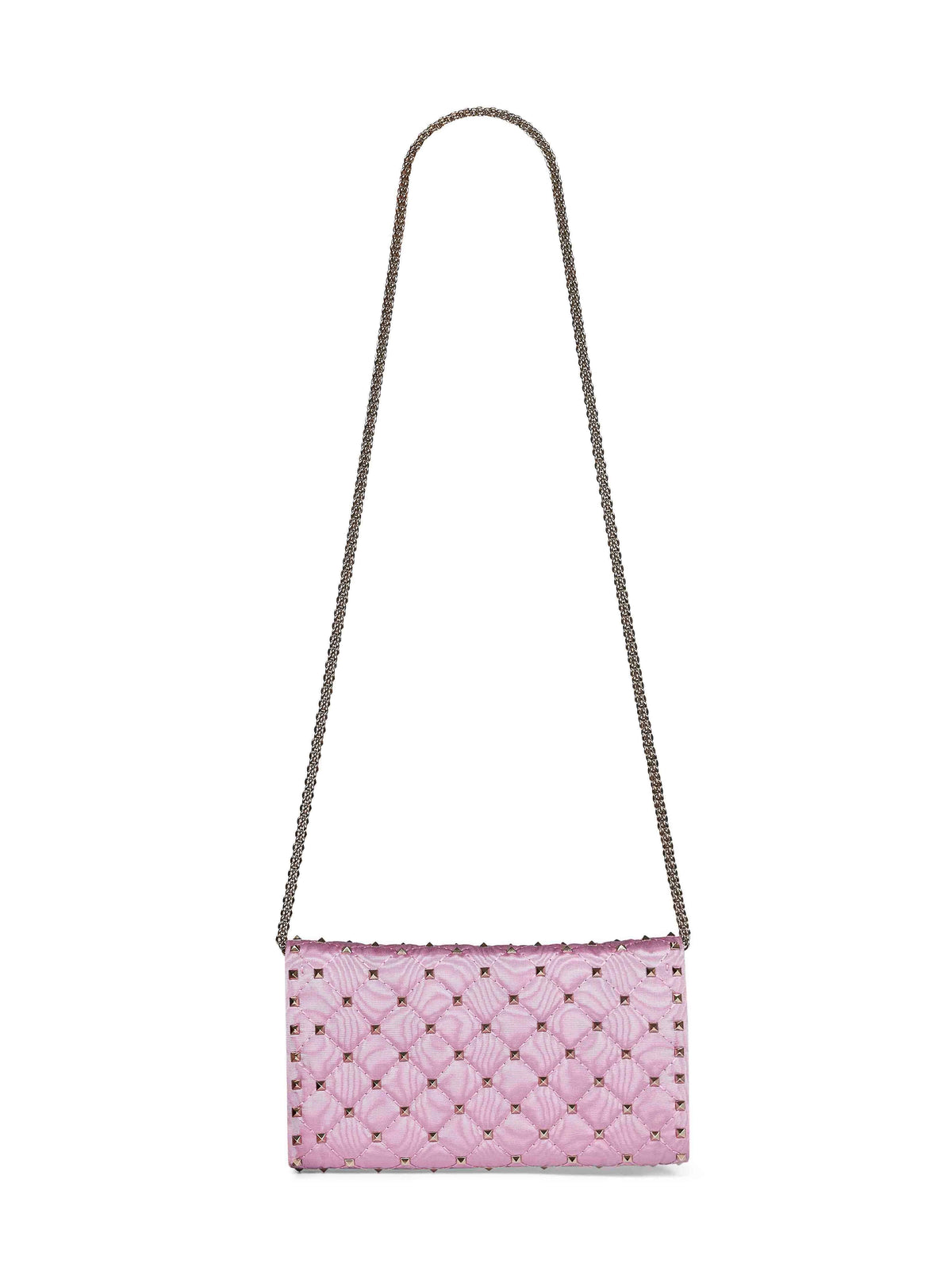 Valentino Garavani Women Rhododendron Pink Valentino Garavani Rockstud Spike Crossbody Bag