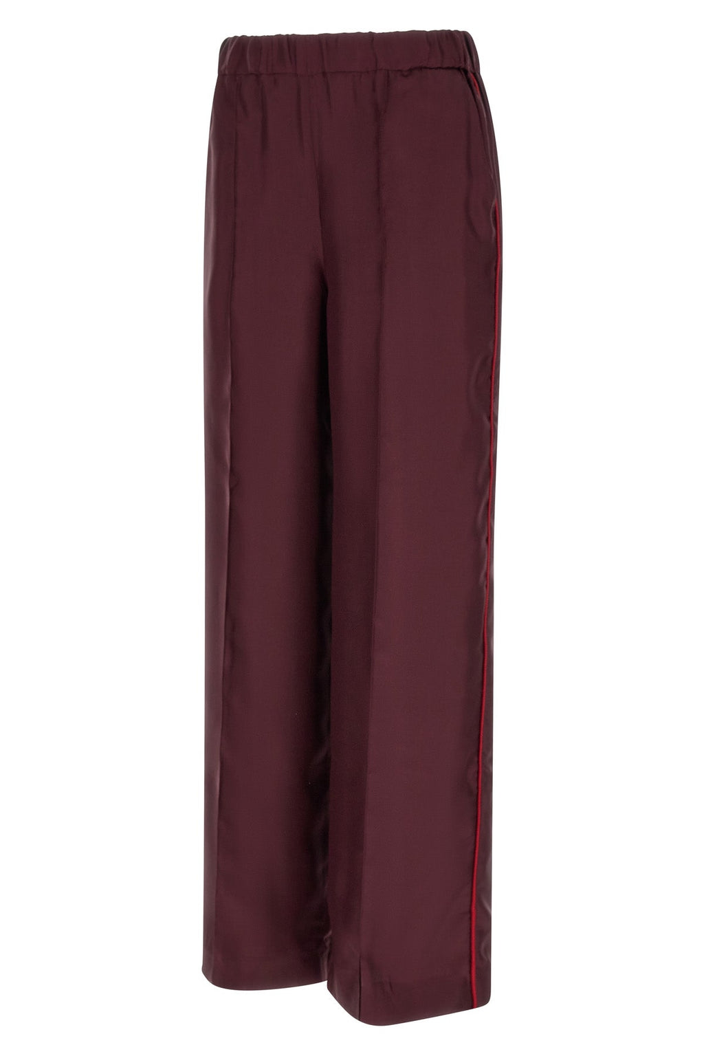 F.R.S. For Restless Sleepers Silk Trousers with Contrast Piping