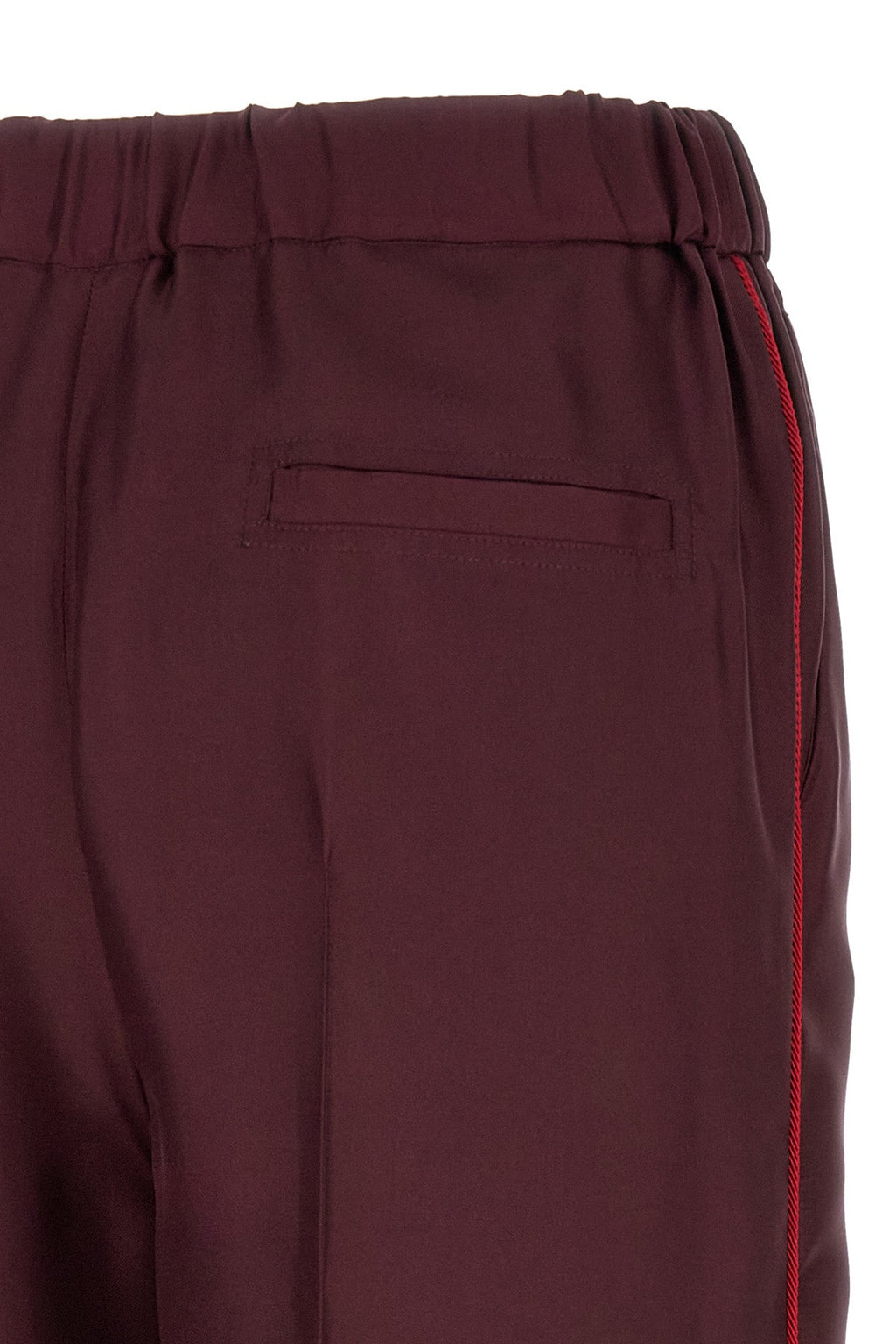 F.R.S. For Restless Sleepers Silk Trousers with Contrast Piping