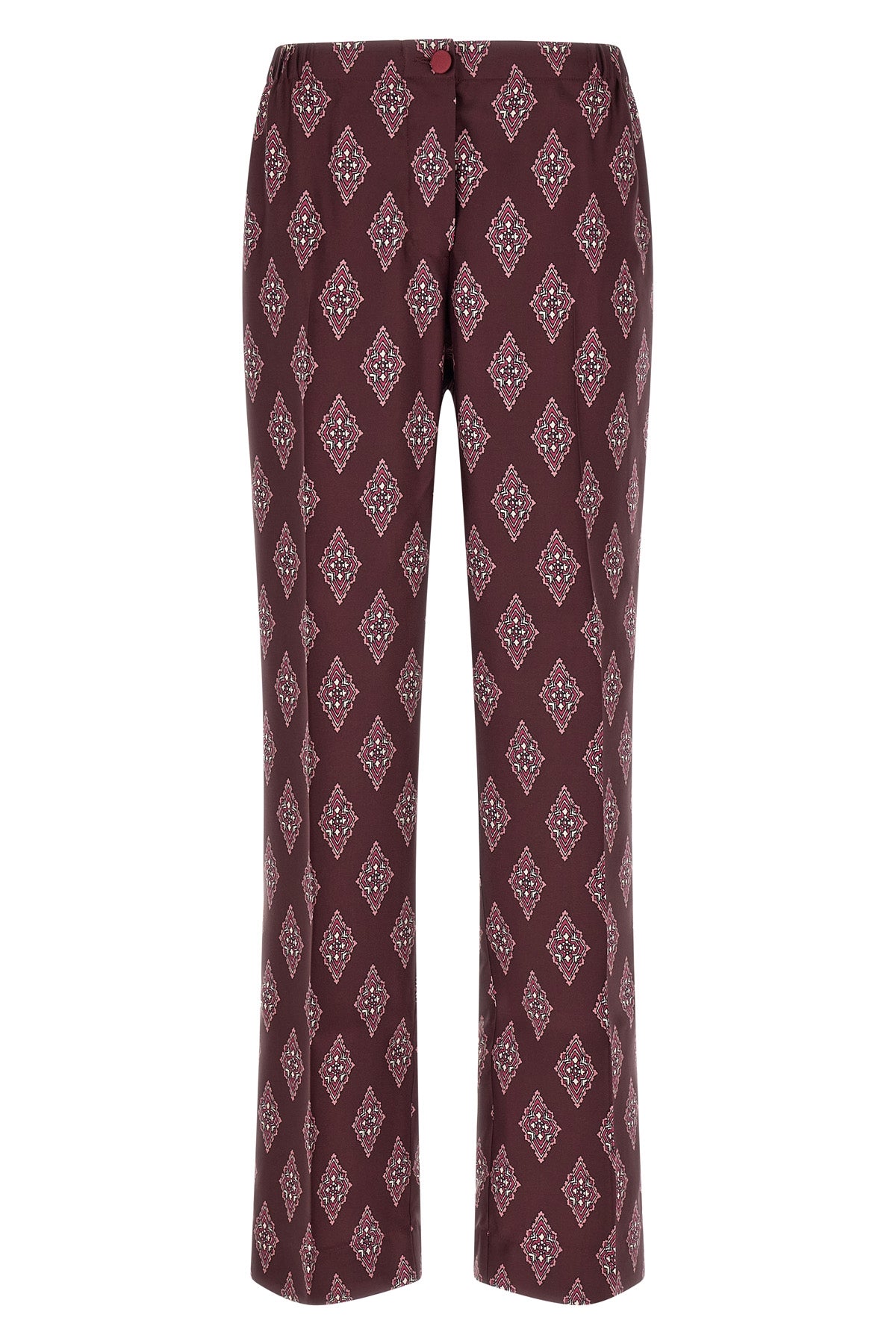 F.R.S. Silk Trousers with Contrast Piping