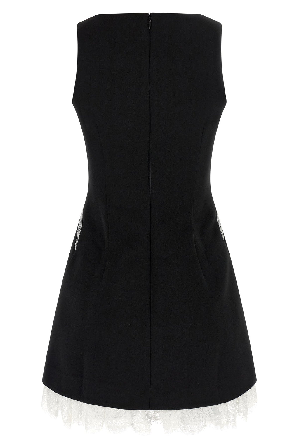 Self Portrait Mini Dress with Lace Bow