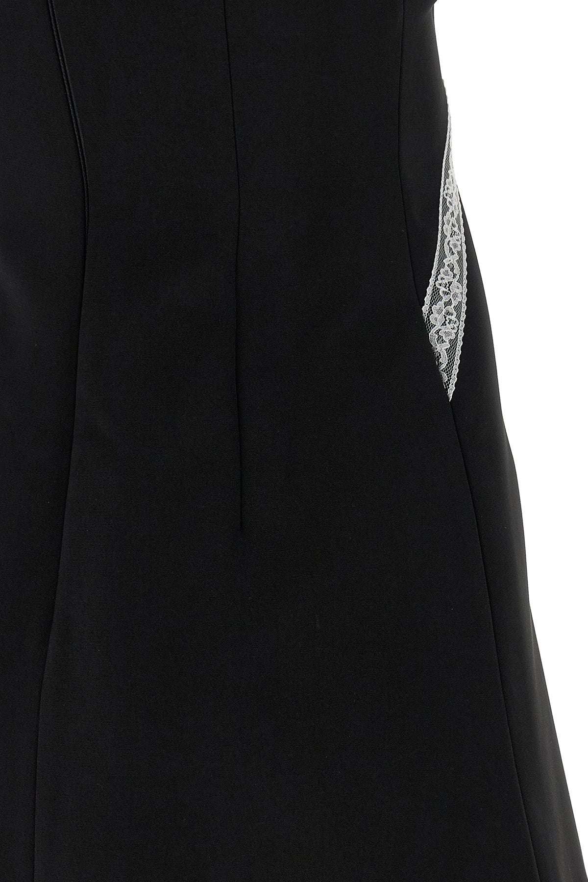 Self Portrait Mini Dress with Lace Bow