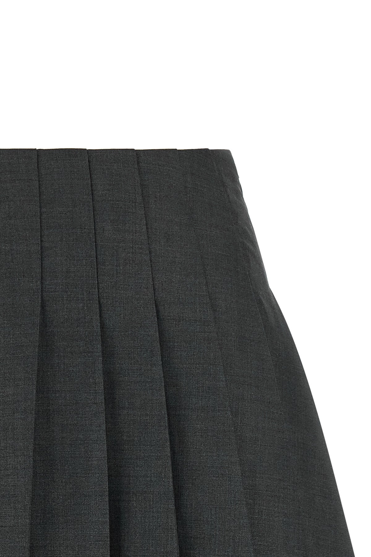 Self Portrait Pleated Skirt With Lace Hem