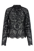 Self-Portrait Blouse With Scalloped Hem