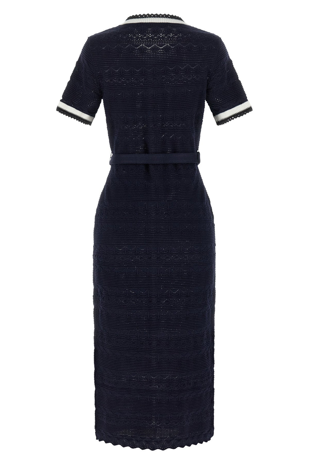 Self-Portrait Pointelle knit midi dress