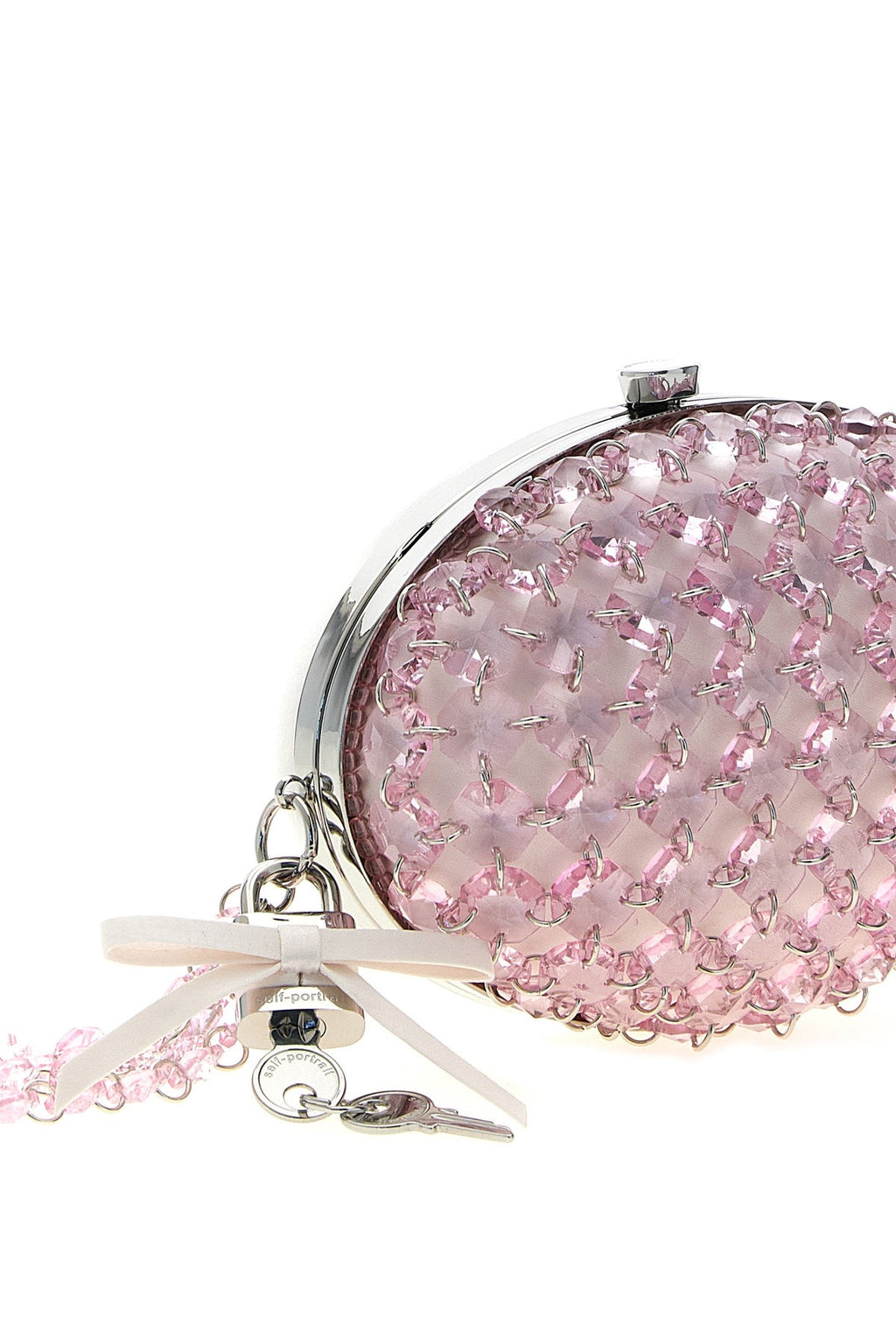 Clutch 'Oval Crystal Chain'