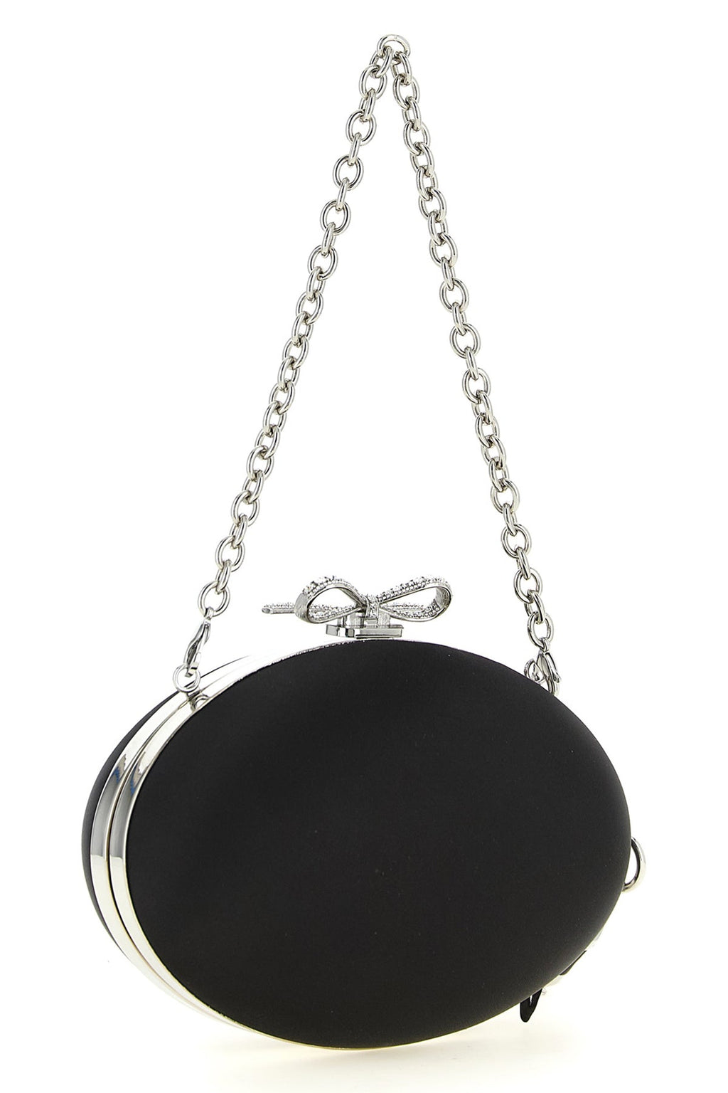 Satin Oval Clutch