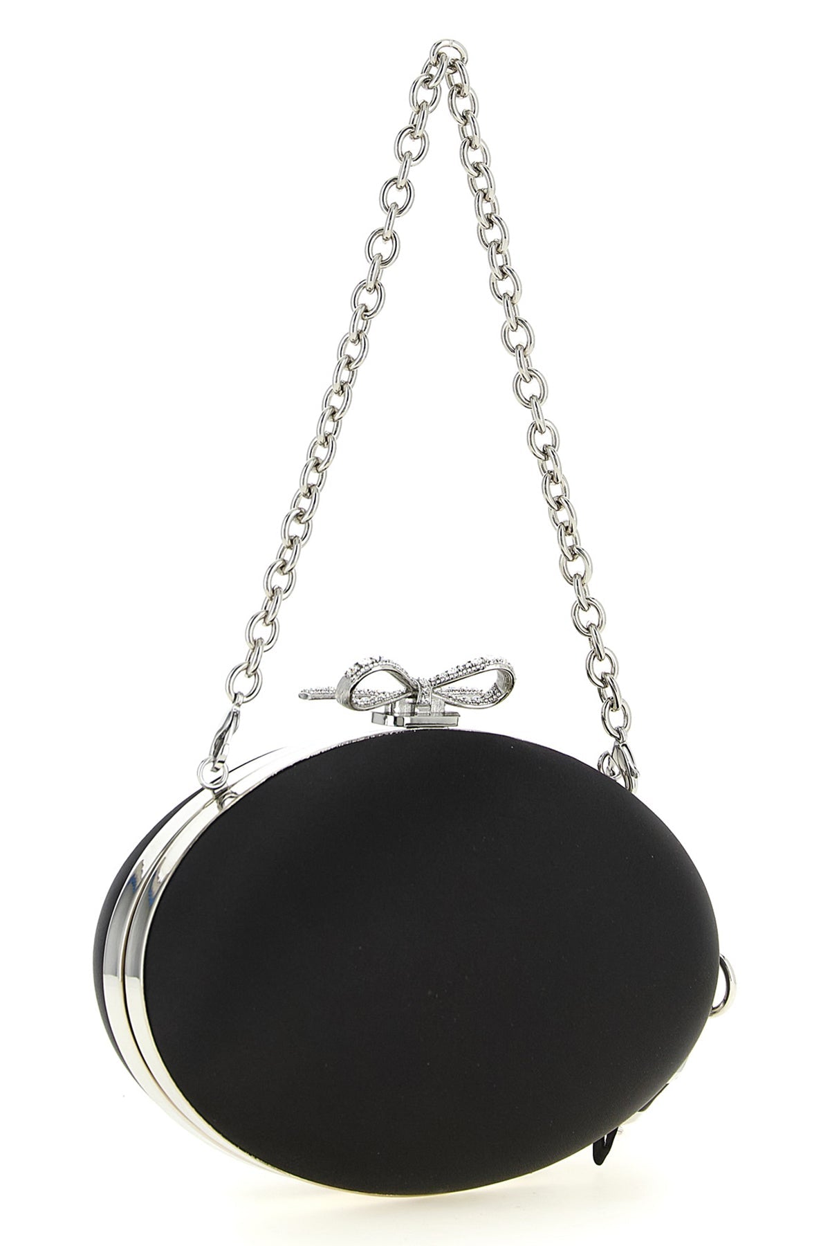 Satin Oval Clutch