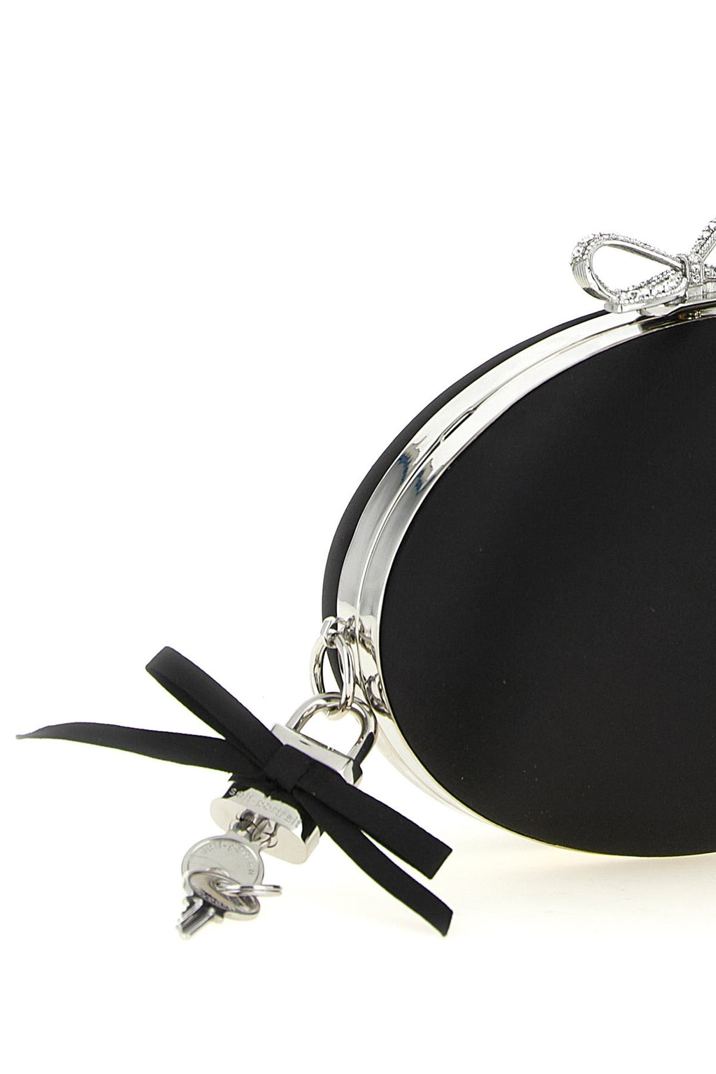 Satin Oval Clutch