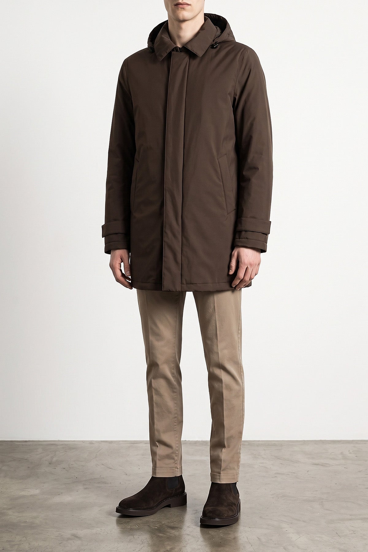 Herno Technical Fabric Parka With Hood