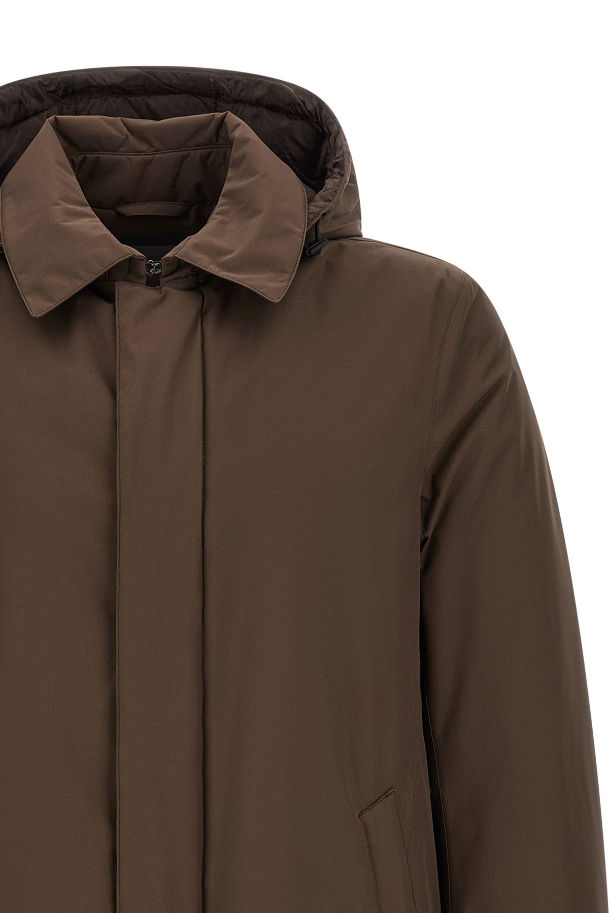 Herno Technical Fabric Parka With Hood