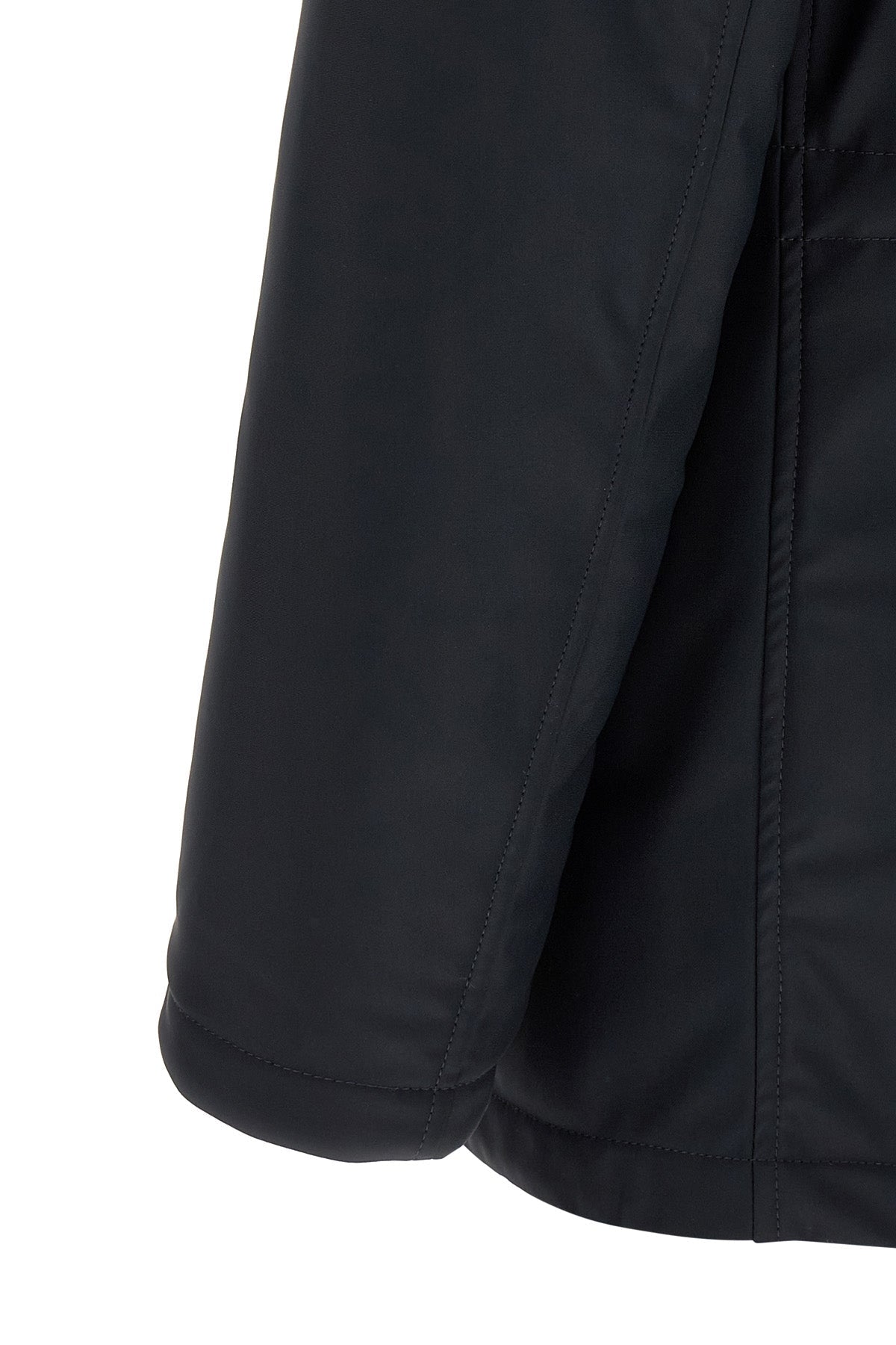 HERNO Technical Fabric Jacket with Stand Collar