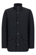 HERNO Technical Fabric Jacket with Stand Collar