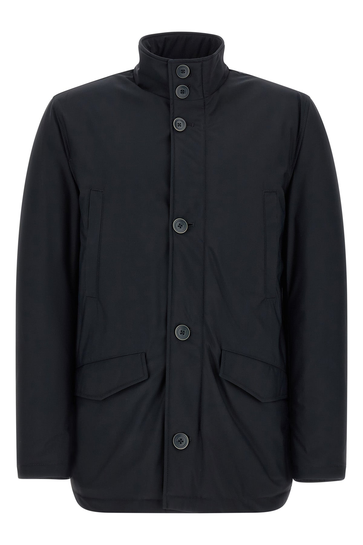 HERNO Technical Fabric Jacket with Stand Collar