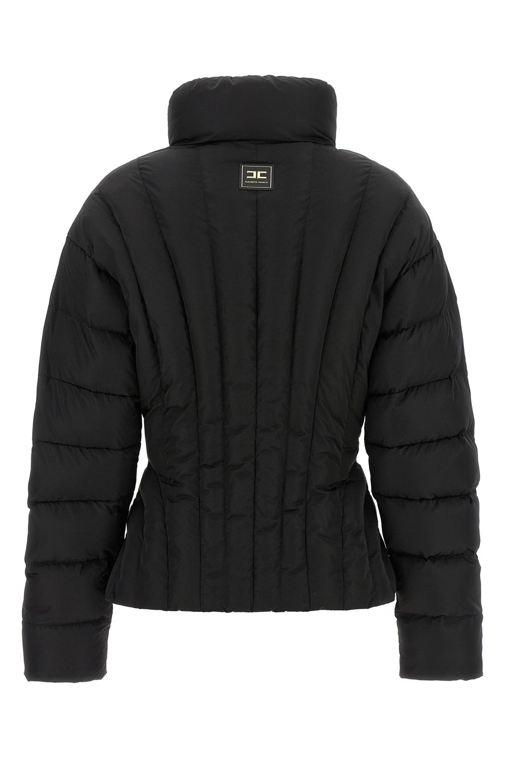 Bustier-Inspired Quilted Puffer Jacket