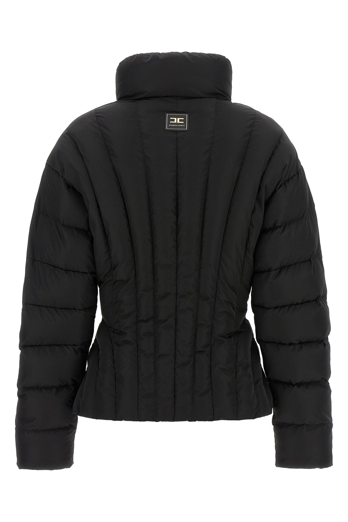 Bustier-Inspired Quilted Puffer Jacket