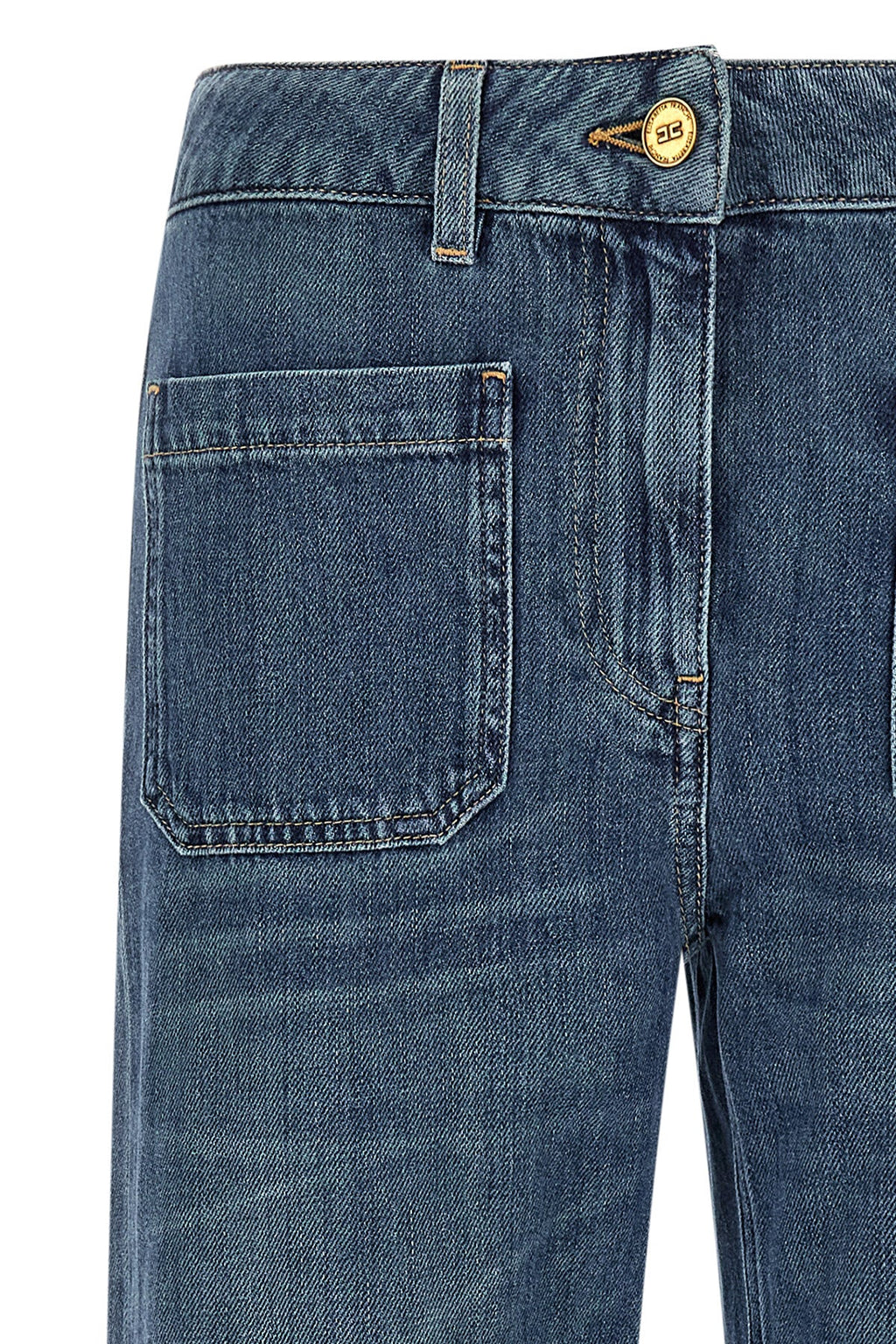 Elisabetta Franchi Jeans - Embroidered Logo Detail