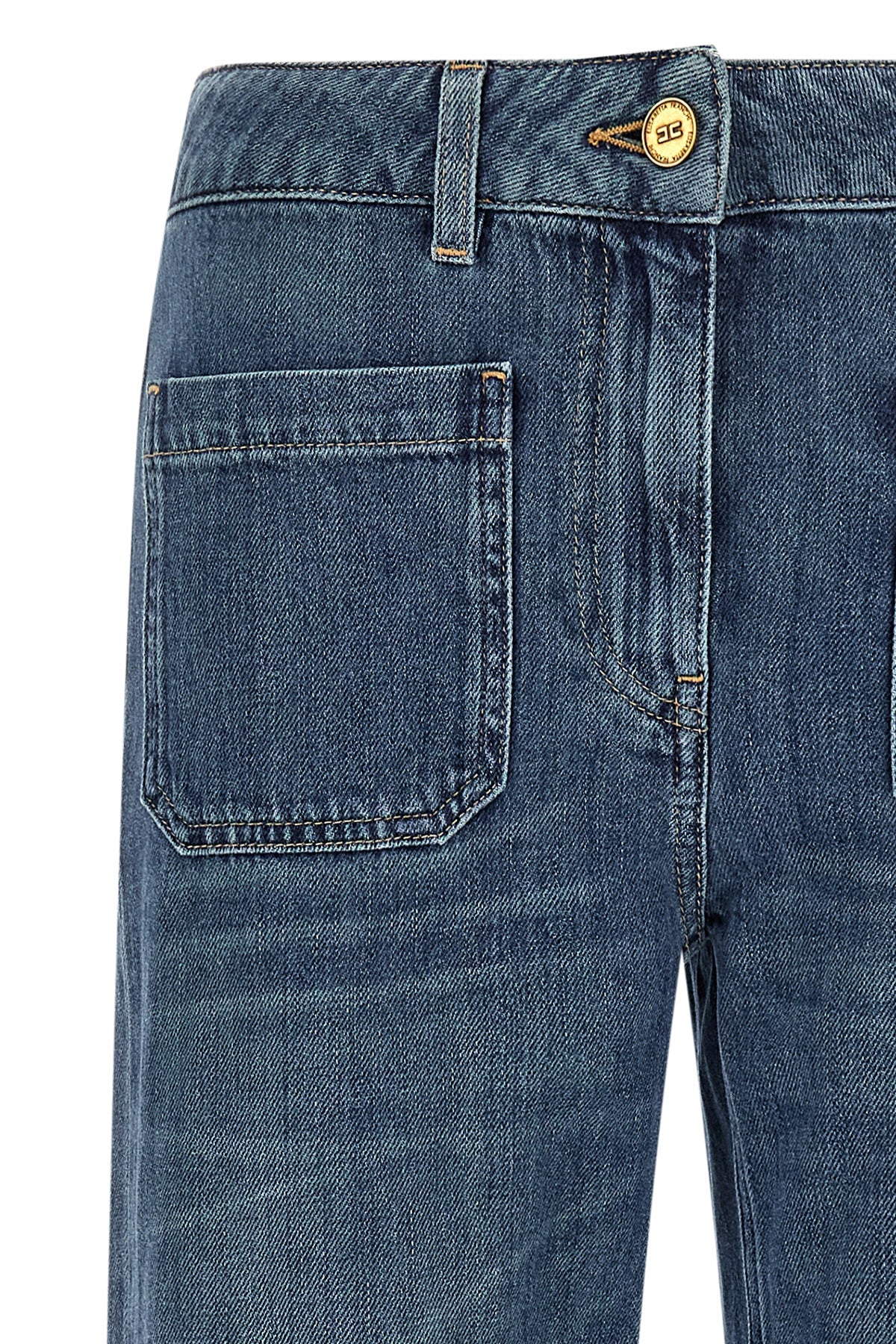 Elisabetta Franchi Jeans - Embroidered Logo Detail