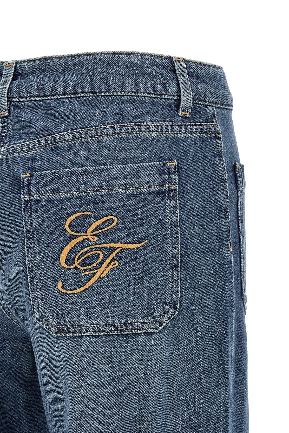 Elisabetta Franchi Jeans - Embroidered Logo Detail