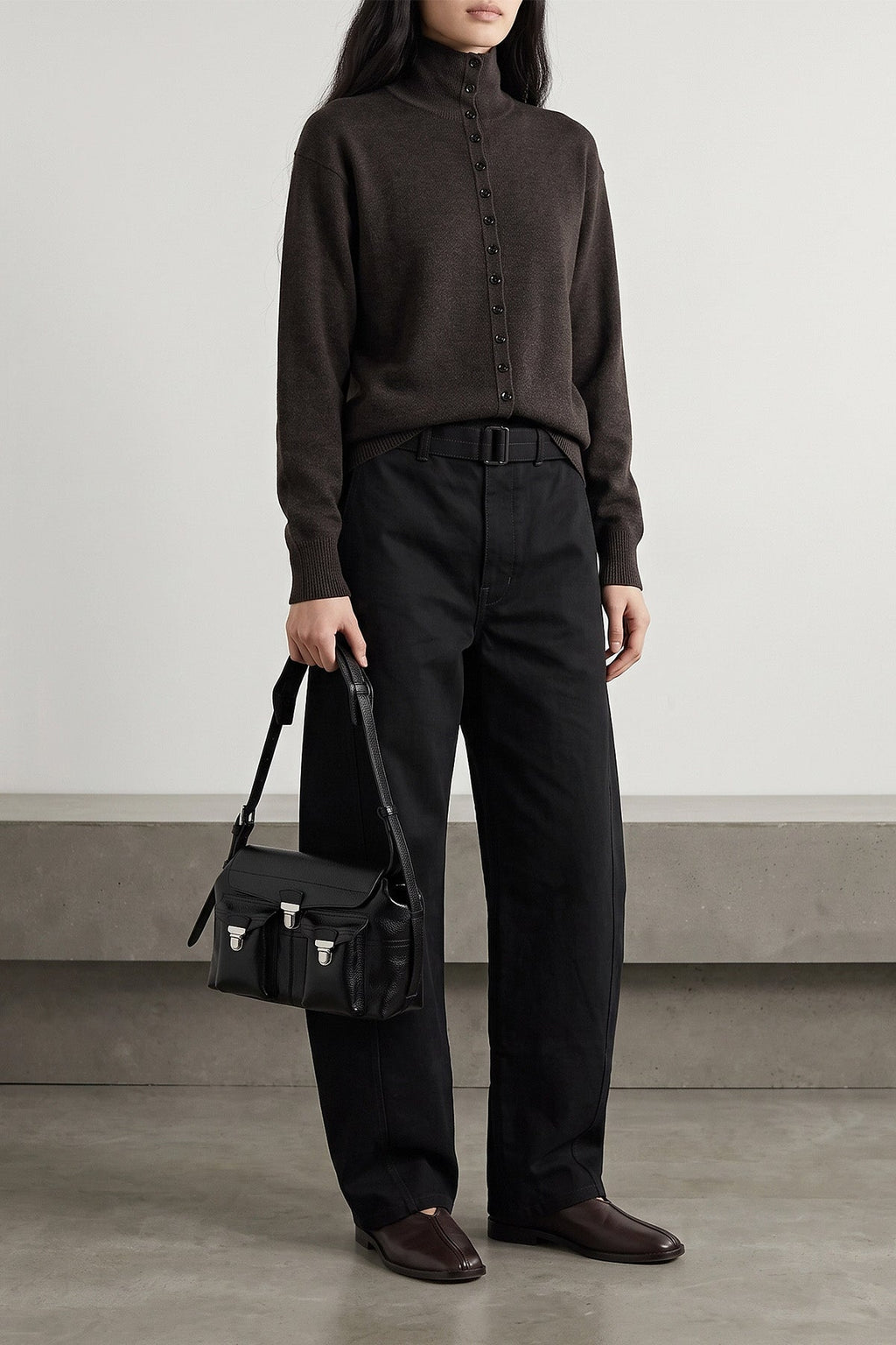 Lemaire Top + Lacquered Button Detail