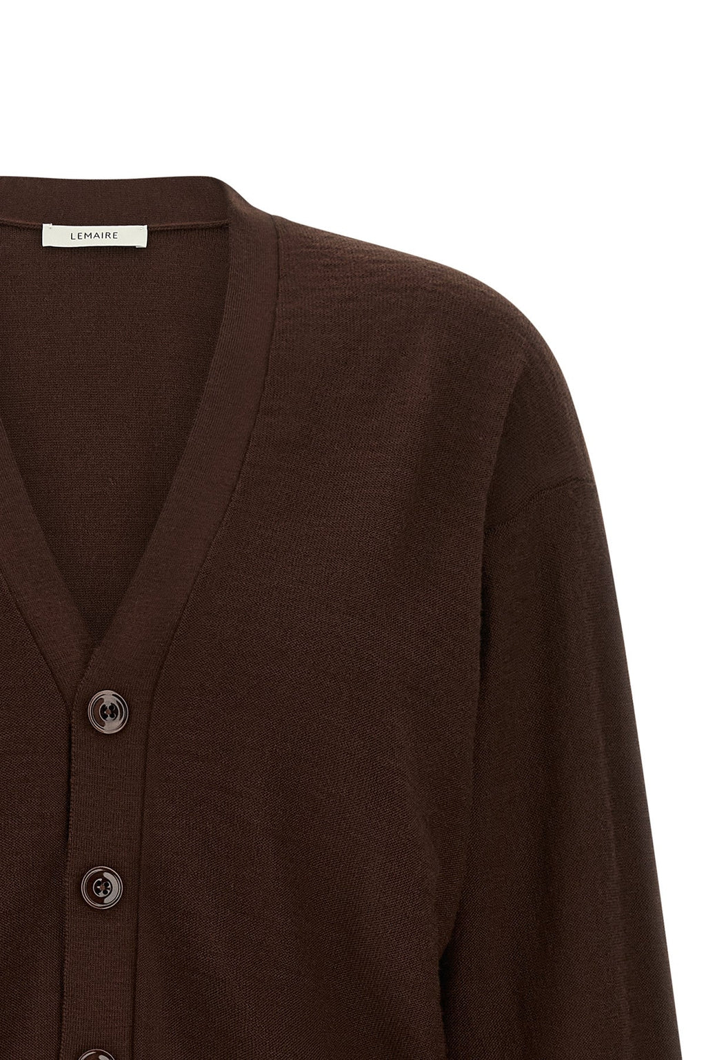 LEMAIRE Cardigan with asymmetric placket