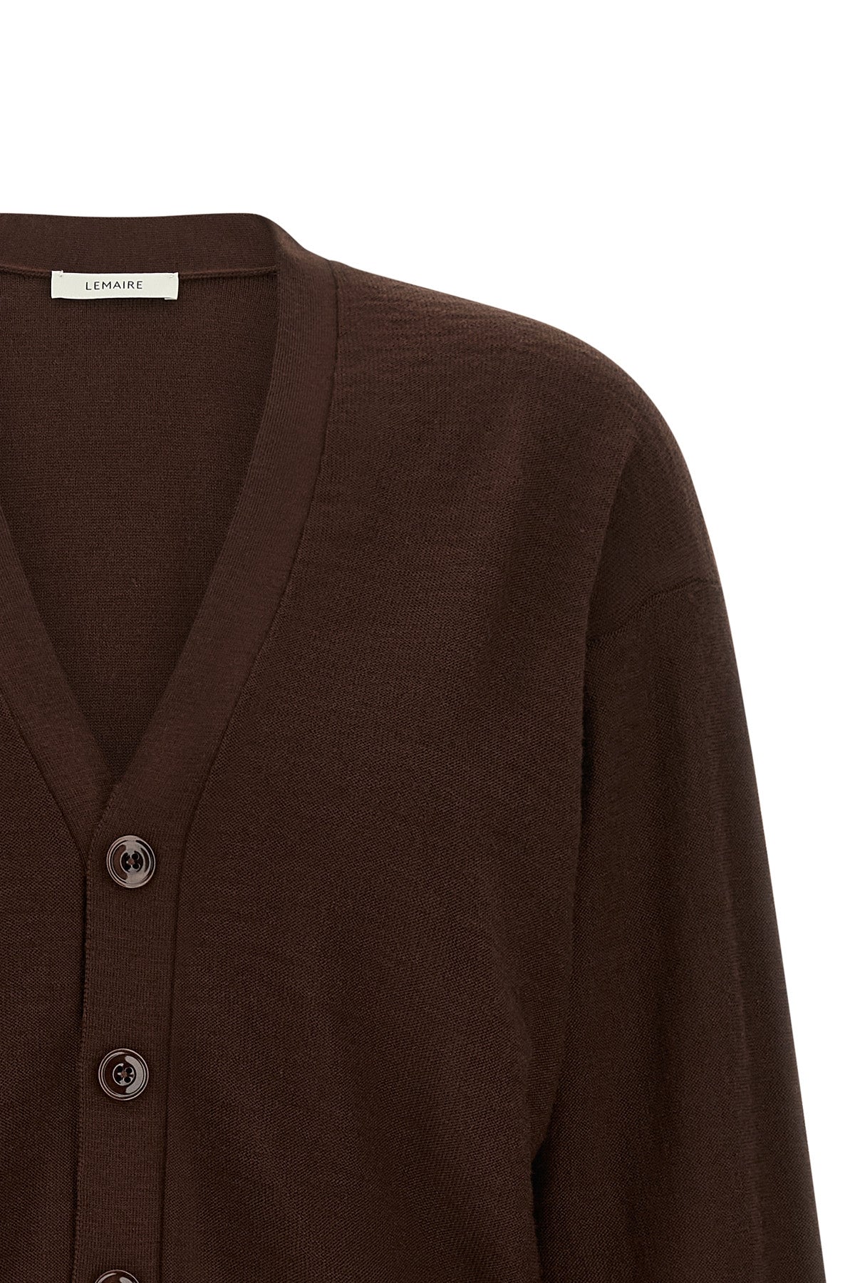 LEMAIRE Cardigan with asymmetric placket