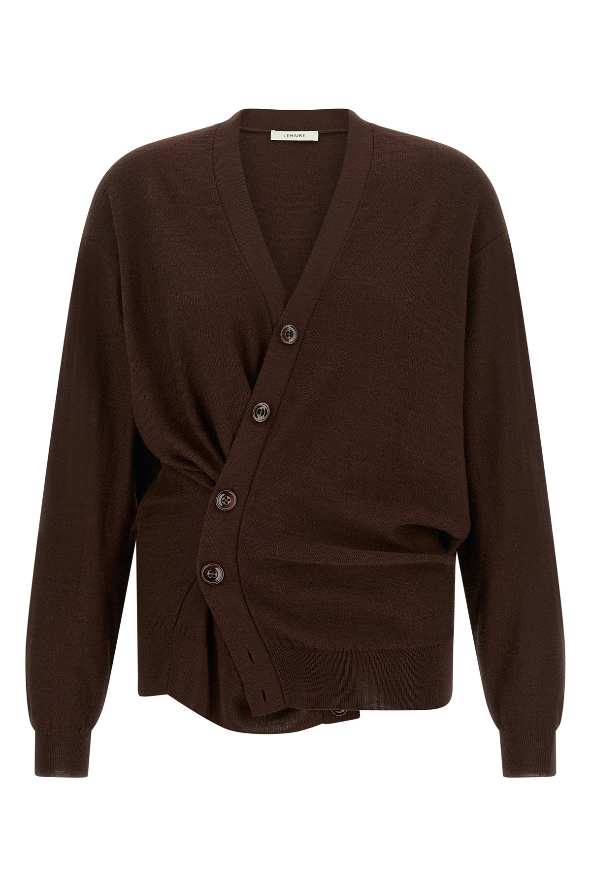LEMAIRE Cardigan with asymmetric placket