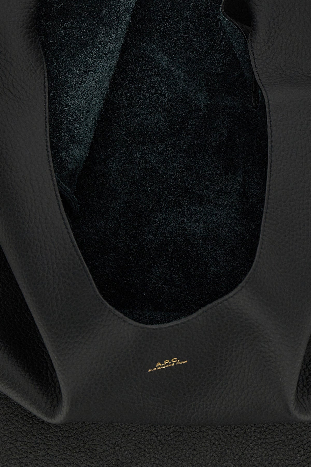 A.P.C. Shoulder Bag with Stamped Logo