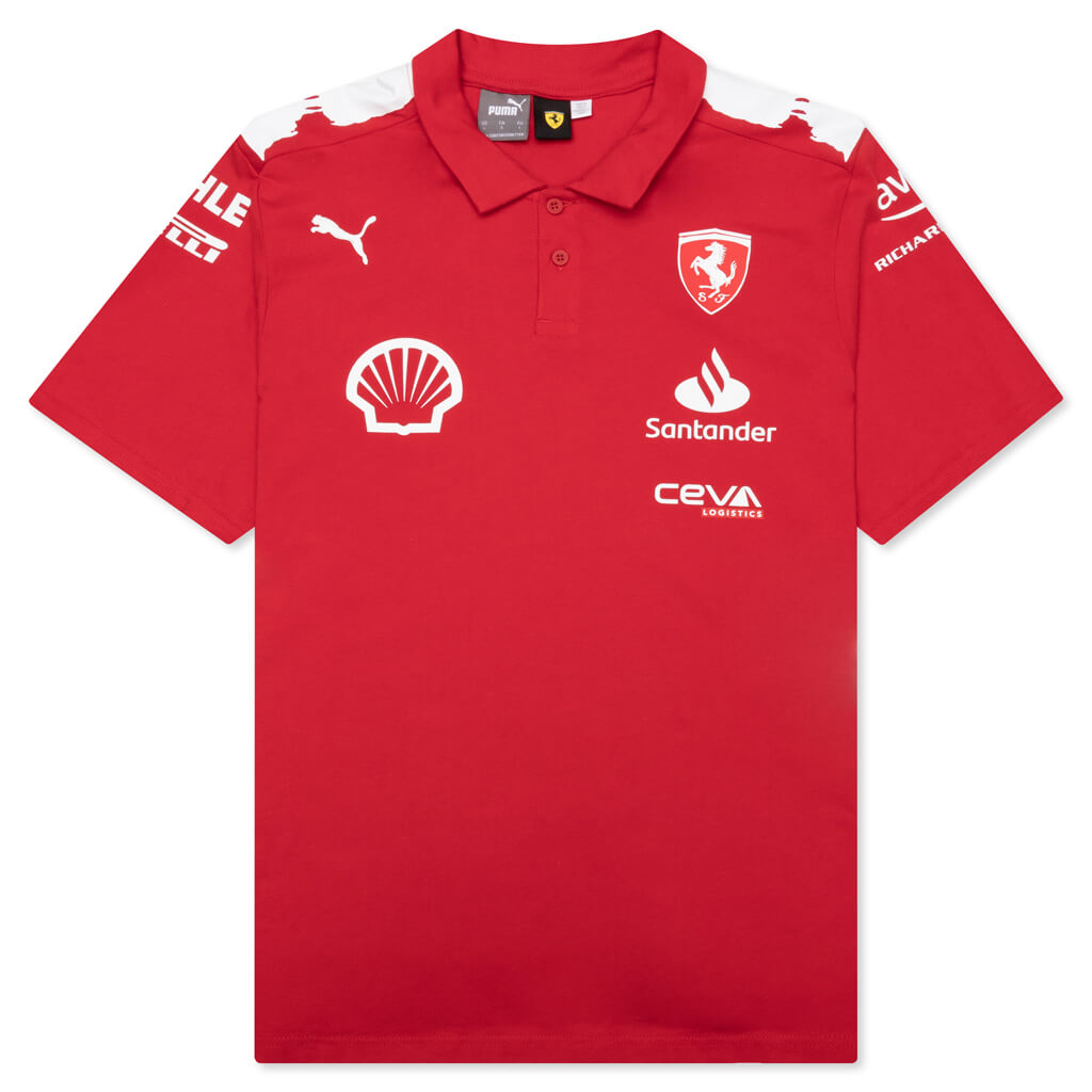 for Scuderia Ferrari Replica Polo - Rosso Corsa