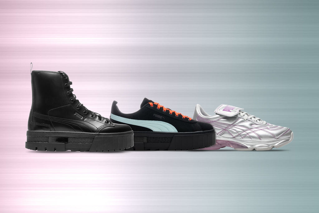 Women's Cell King Metallic L - Puma Silver/Byzantium/Pink Lady
