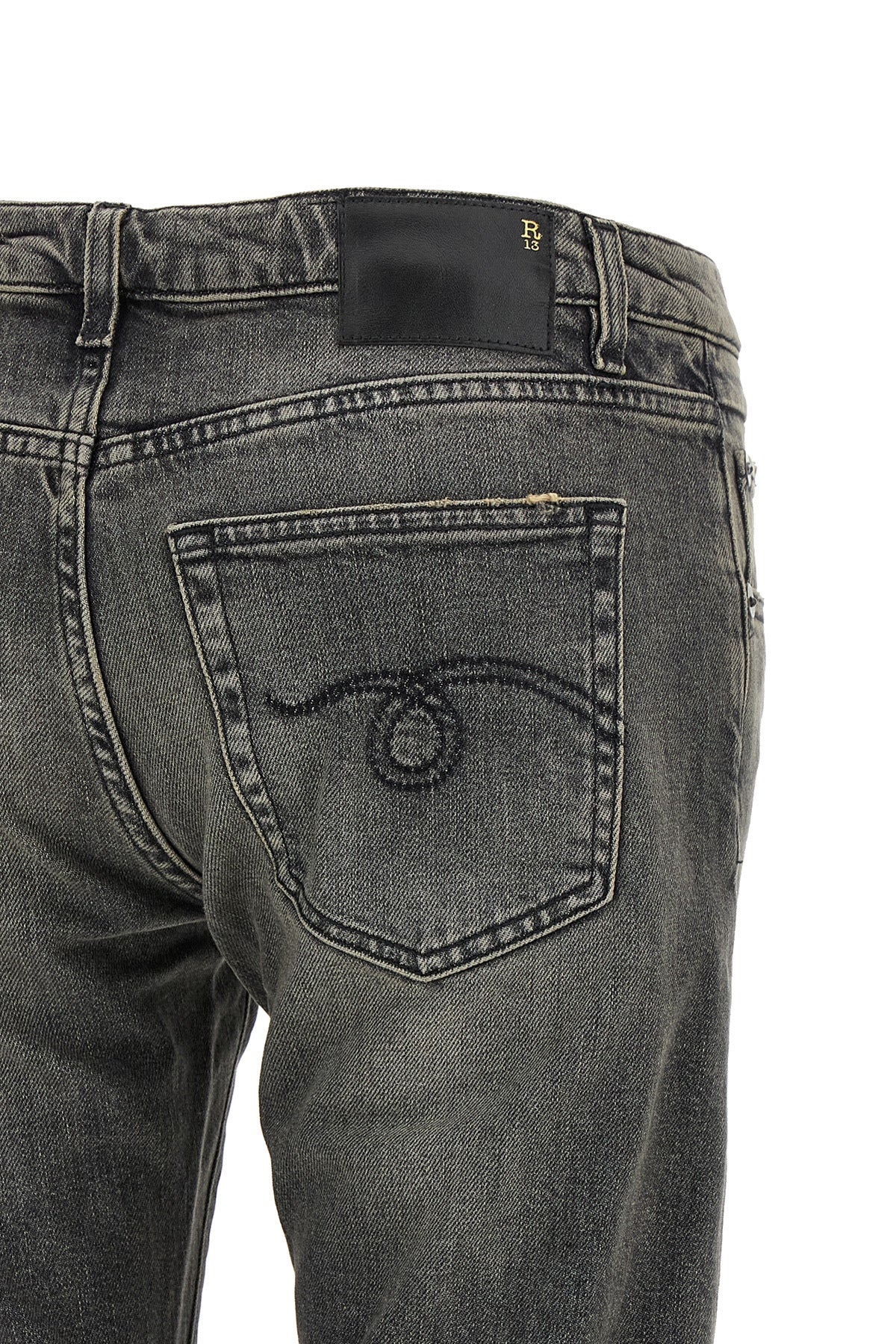 R13 Tobi Boy Jeans with Distressed Details