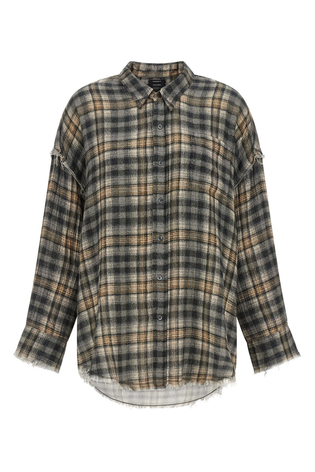 R13 Shirt Shredded Seams