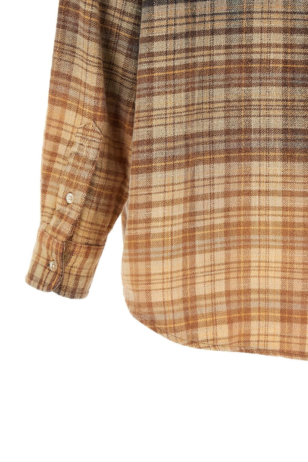 R13 Boyfriend Shirt with Dip-Bleach Gradient
