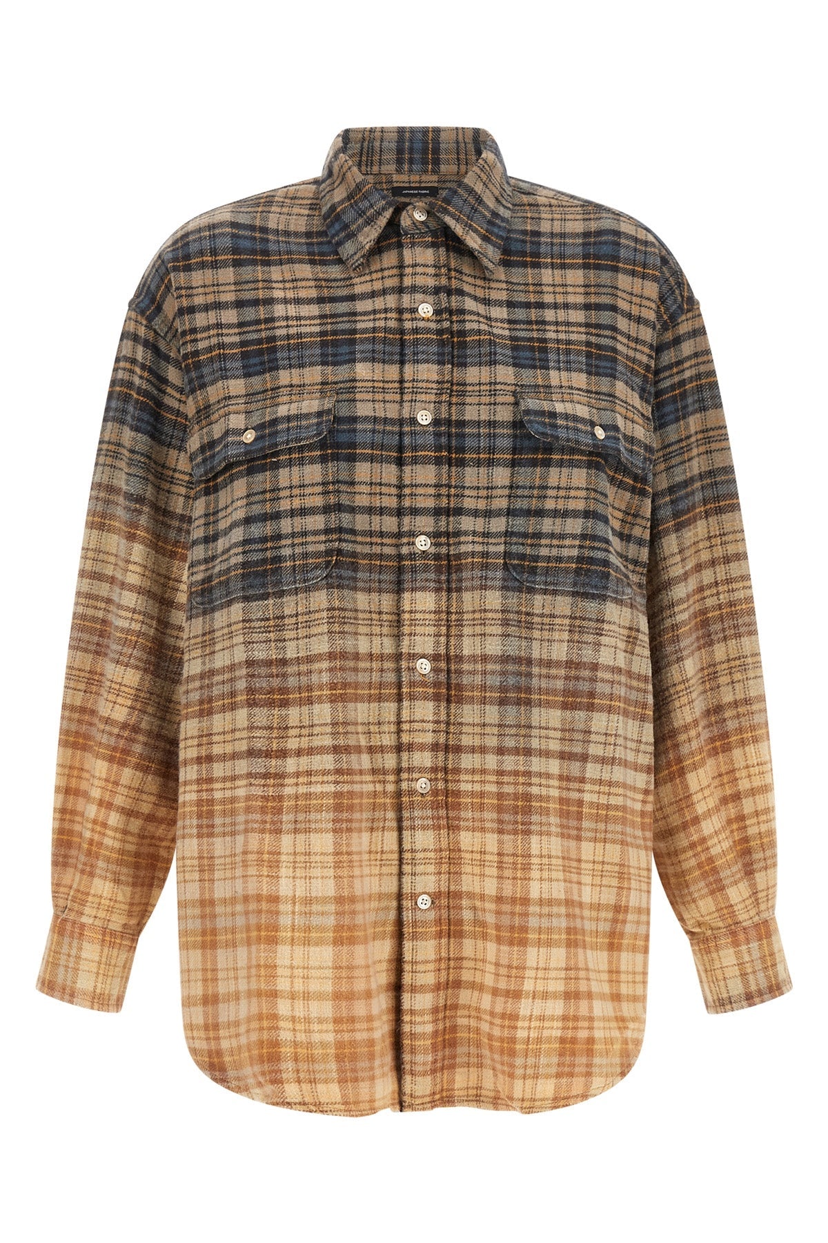 R13 Boyfriend Shirt with Dip-Bleach Gradient