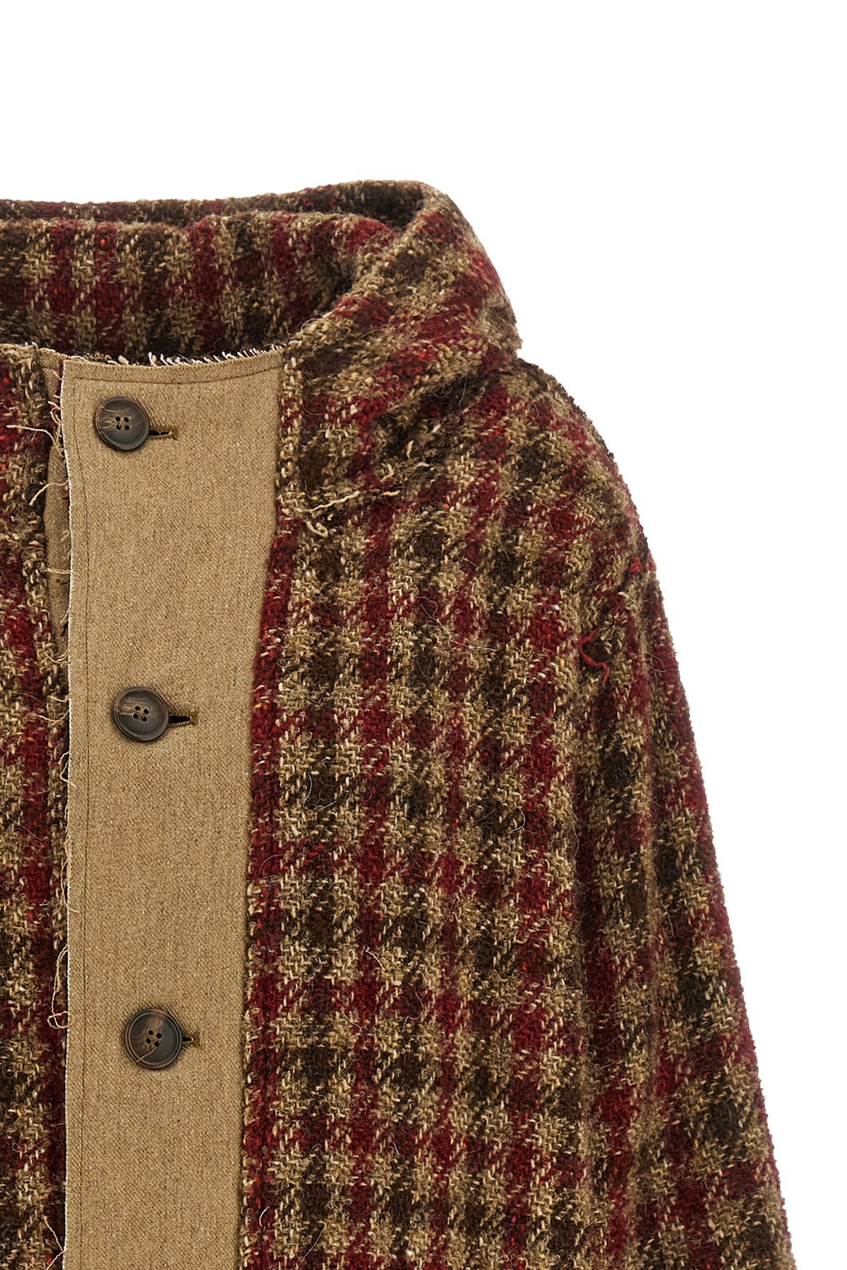 R13 Oversized Jacket with Raw-Cut Edges