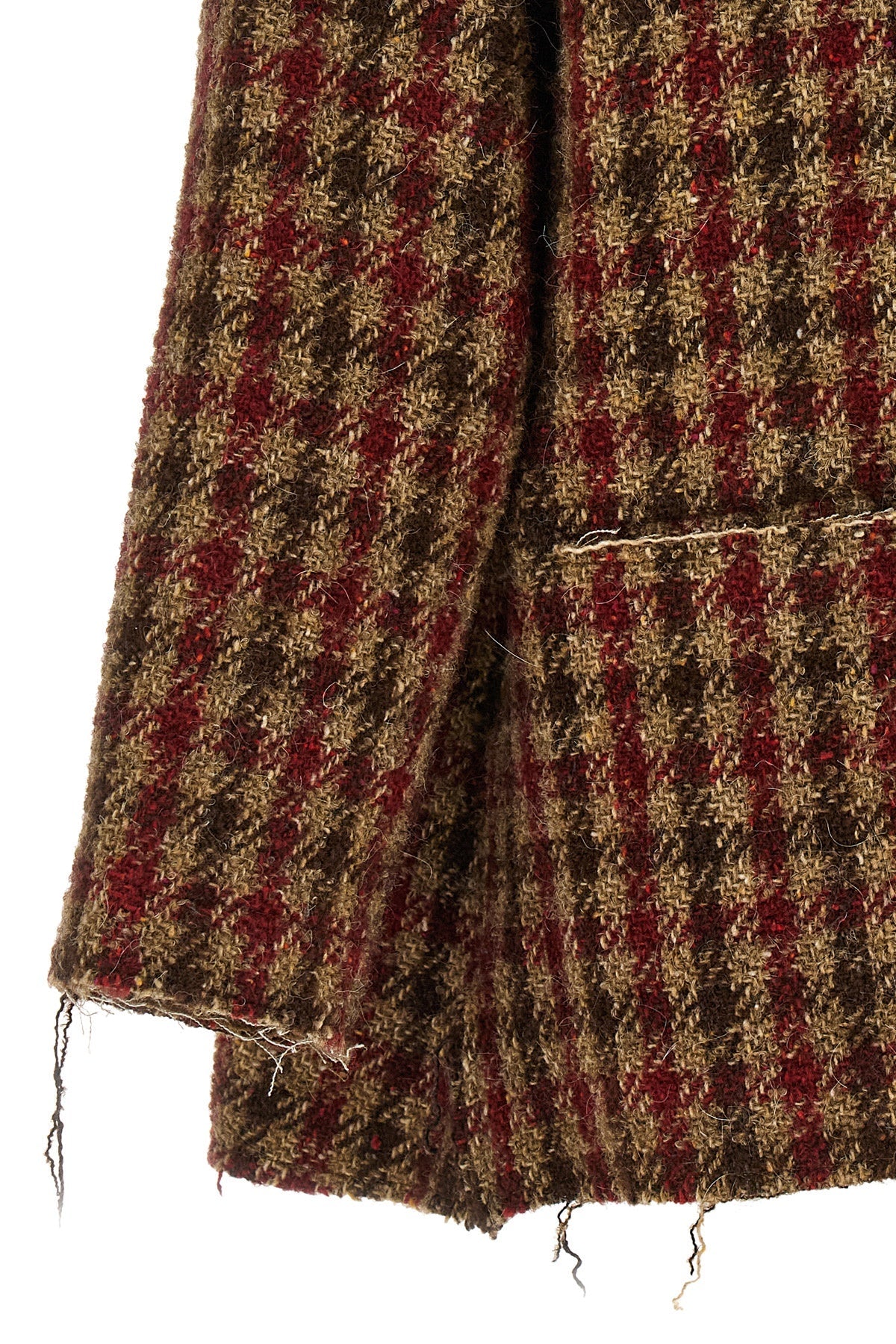 R13 Oversized Jacket with Raw-Cut Edges