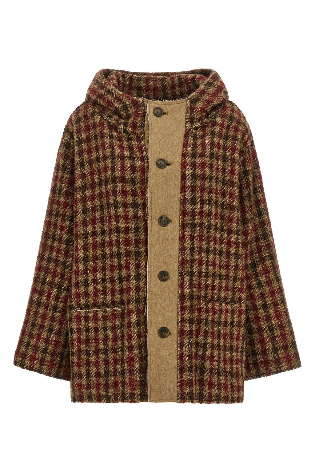 R13 Oversized Jacket with Raw-Cut Edges