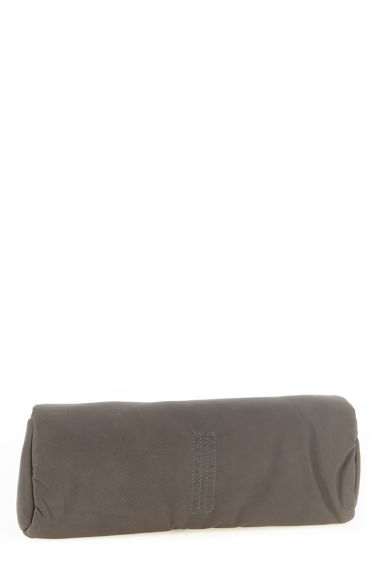 Rick Owens Padded Leather Baguette Clutch