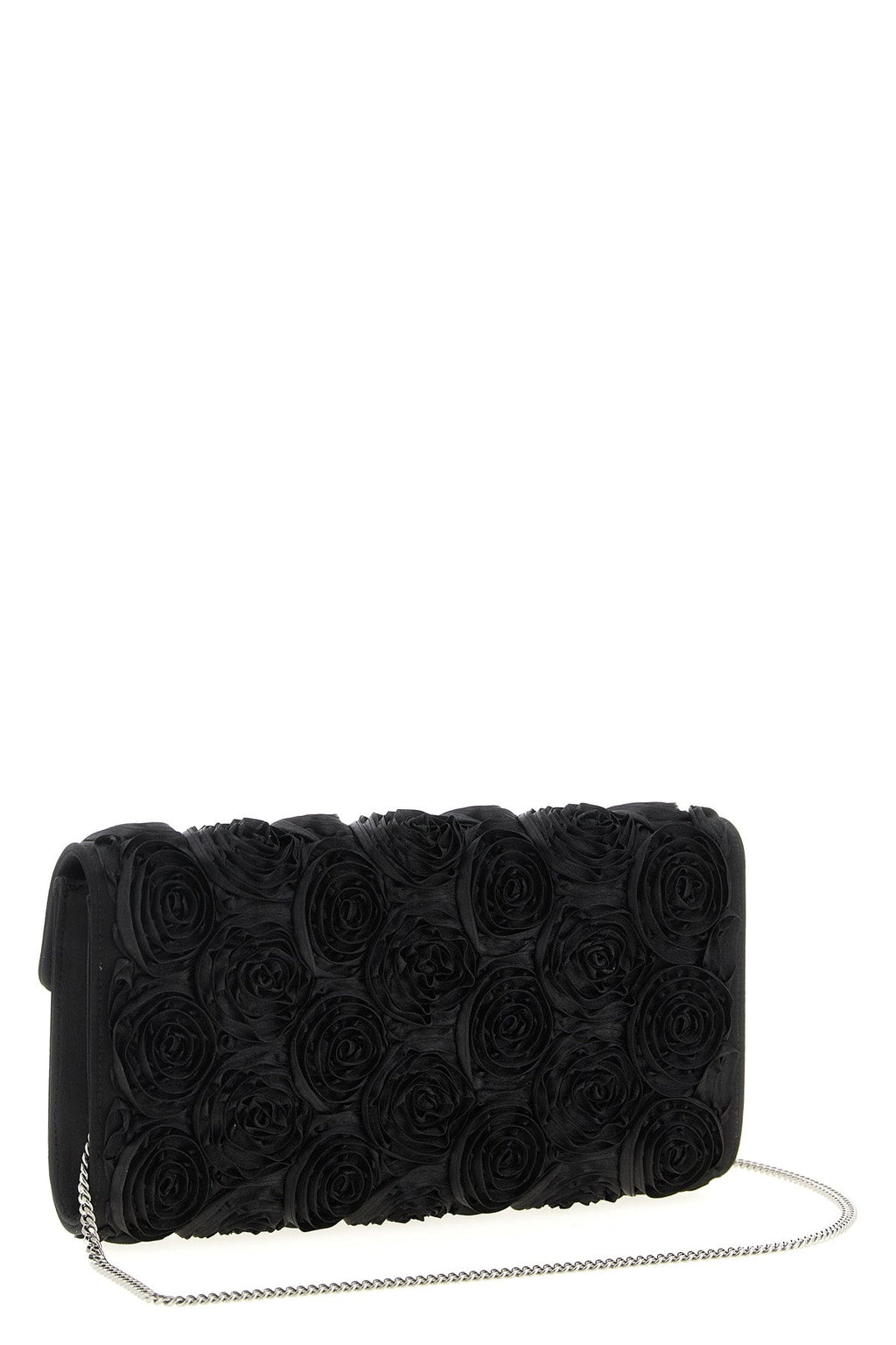 'Envelope Flap Rose Flower Buckle' Clutch
