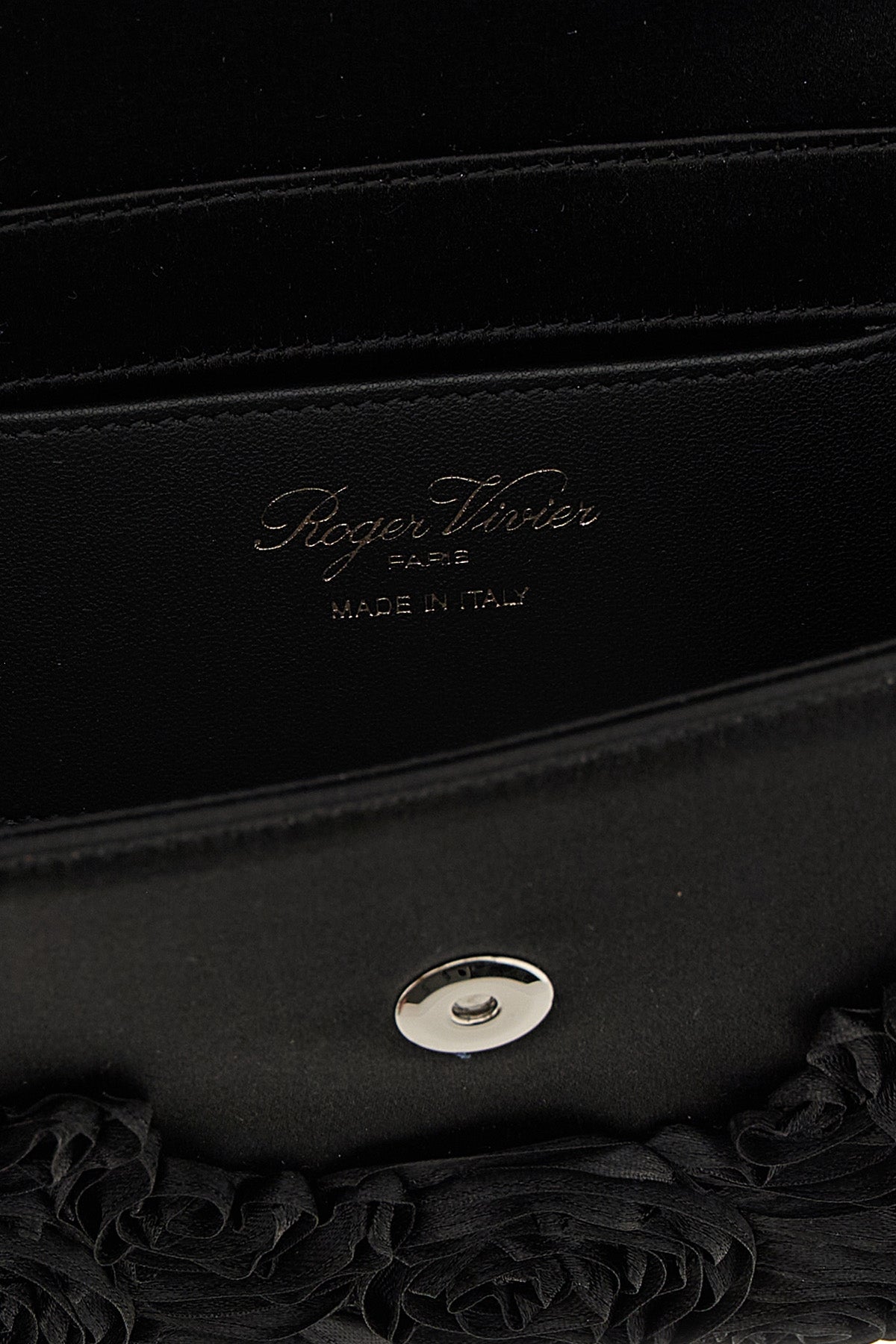 'Envelope Flap Rose Flower Buckle' Clutch