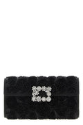 'Envelope Flap Rose Flower Buckle' Clutch
