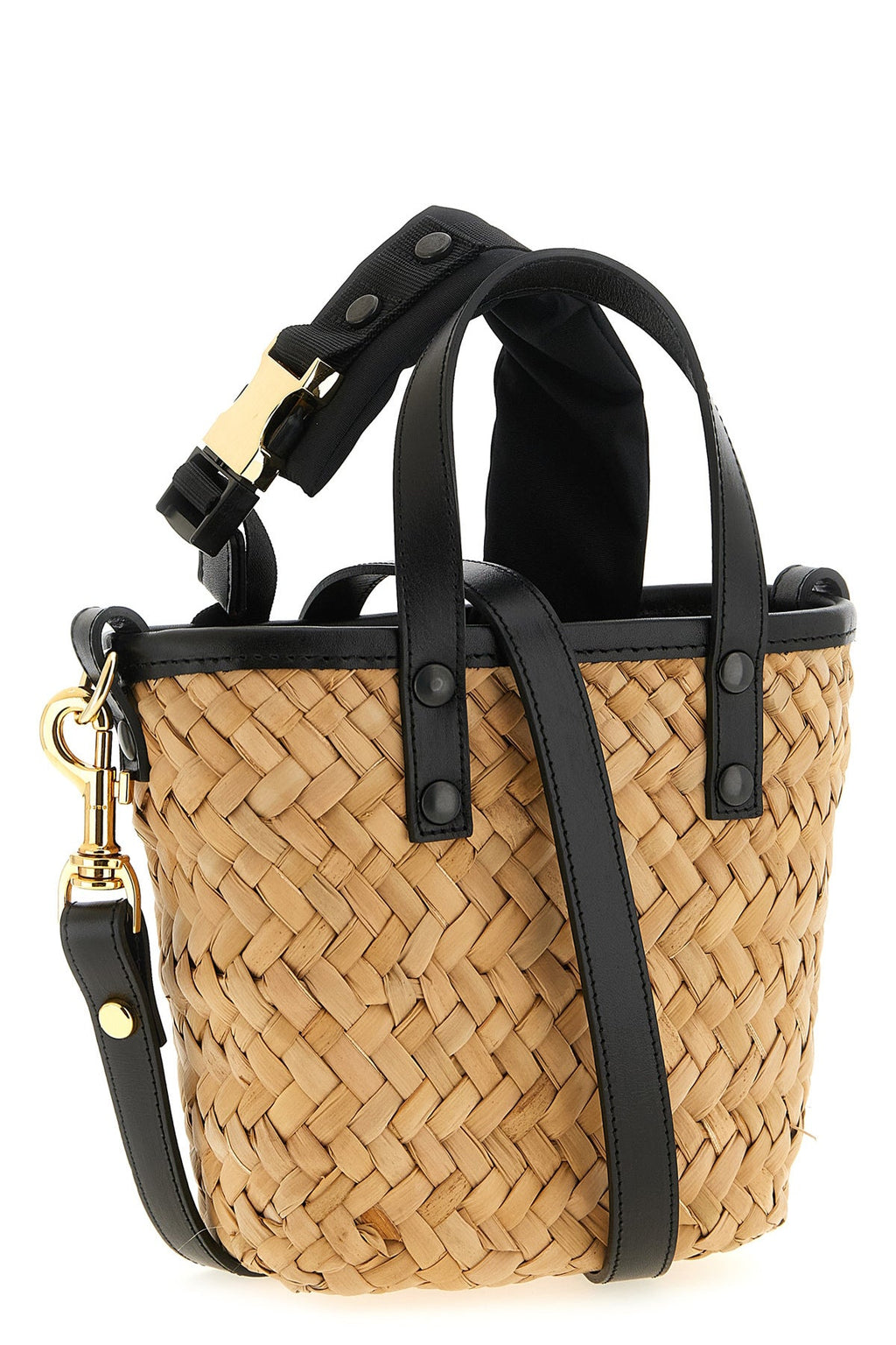 Sacai Handbag With Natural Weave